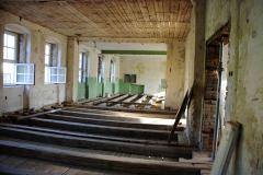Ukázka interiéru v průběhu rekonstrukčních prací
